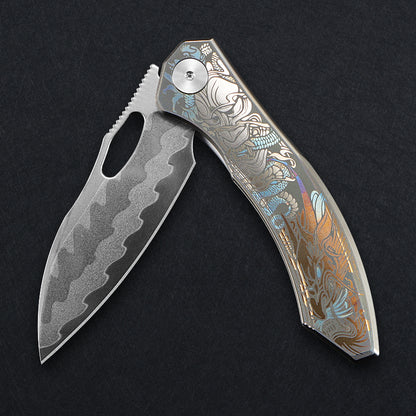 CH Cupra Frame Lock Sliver Ti （2.75'' Mirror Elmax core）