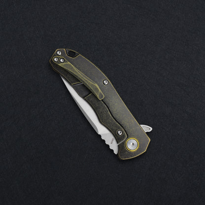 CH 3504s M390 Ti Handle Folding Knife