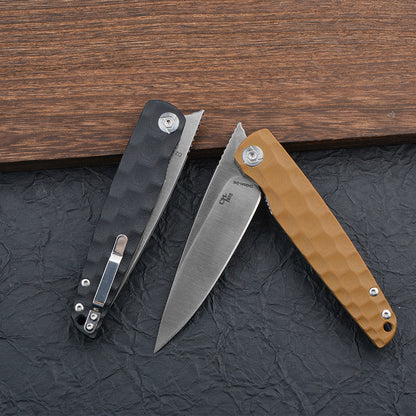 CH 3541 D2 G10 Handle Folding Knife