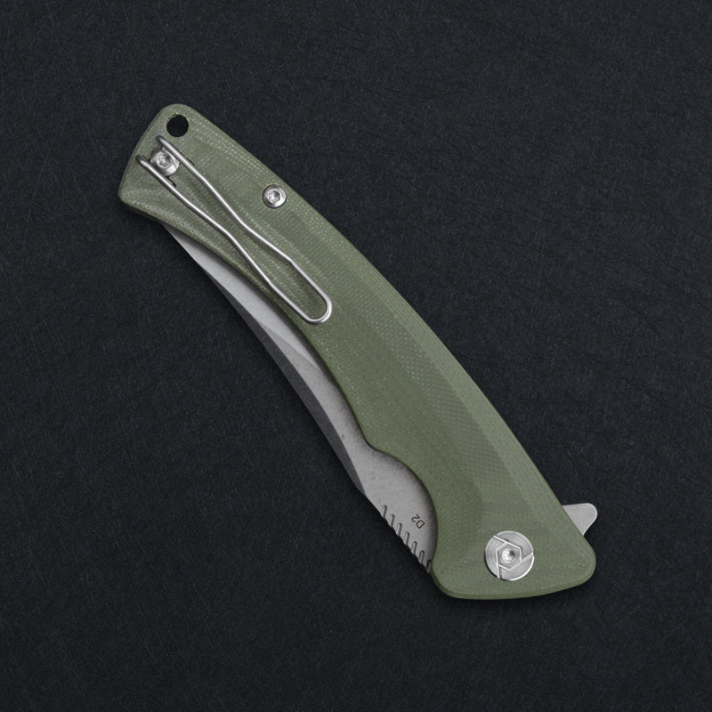 CH 3528 D2 Micarta Or G10 Handle Folding Knife