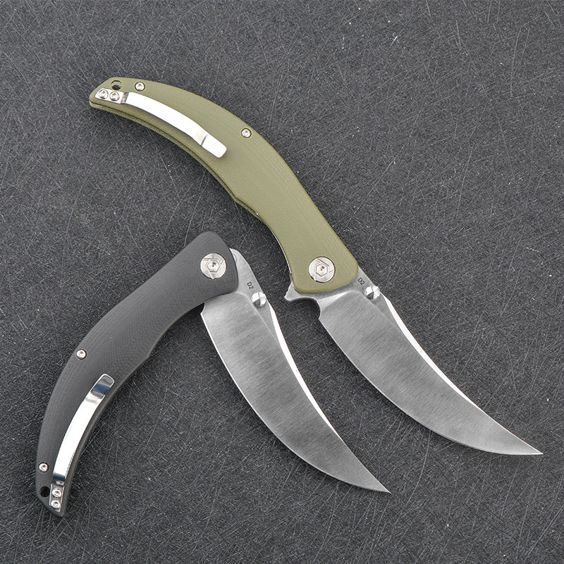 CH Sultan D2 G10 Handle Folding Knife