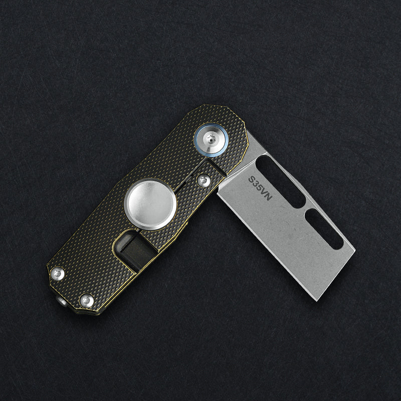 CH Spinner S35VN Ti Handle Folding Knife
