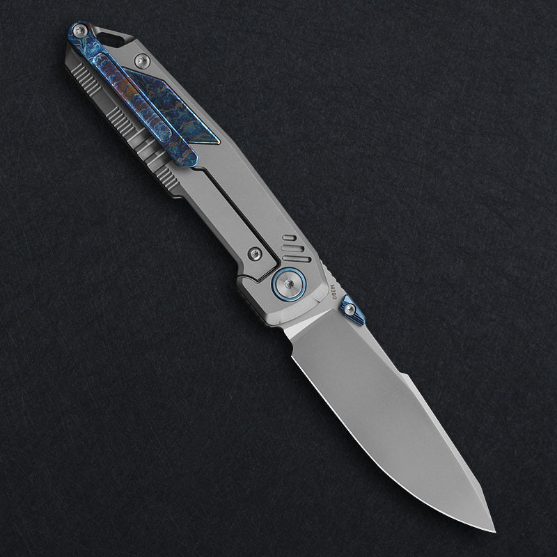 CH Duke M390 Ti Handle Folding Knife