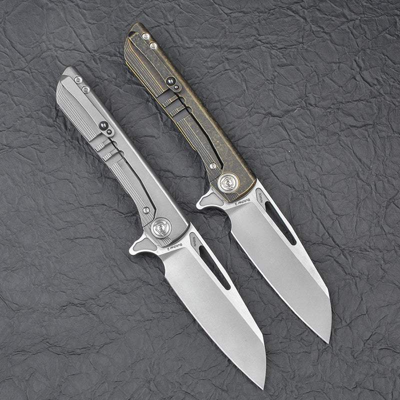 CH  BUTCHER2 S35VN Ti Handle Folding Knife