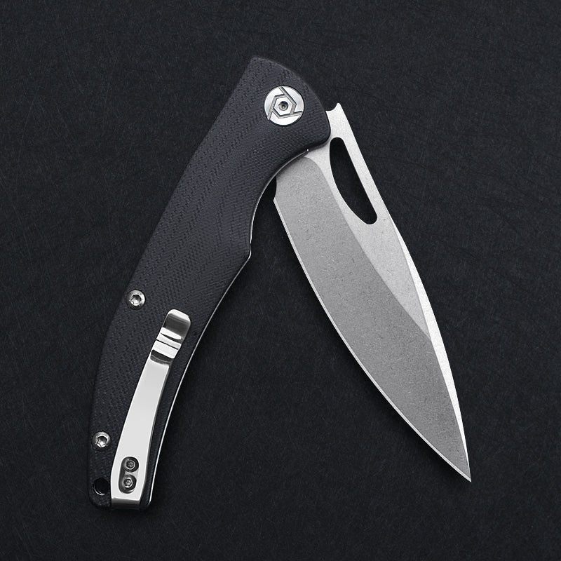 CH 3524 D2 G10 Handle Folding Knife