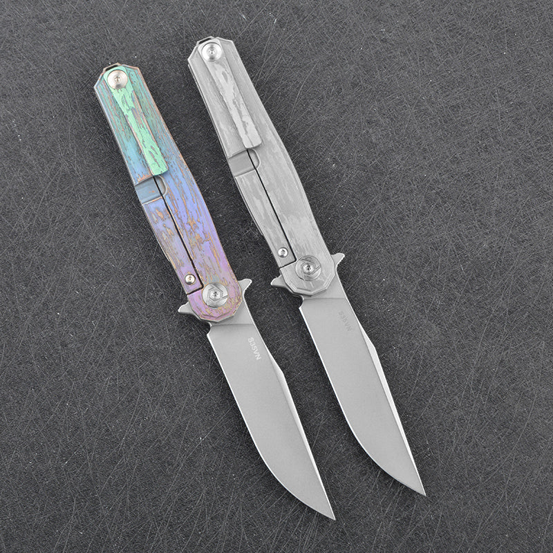 CH 3505 S35VN Ti Handle Folding Knife