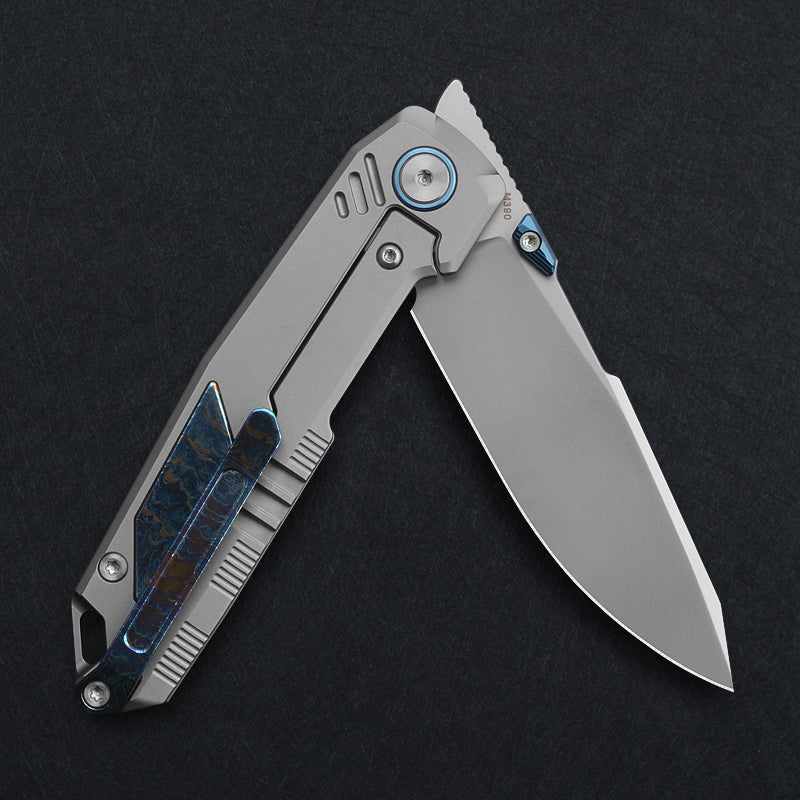 CH Duke M390 Ti Handle Folding Knife