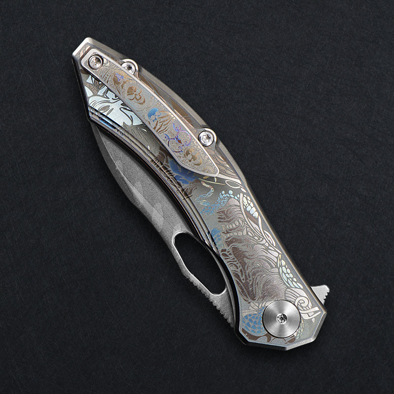 CH Cupra Frame Lock Sliver Ti （2.75'' Mirror Elmax core）