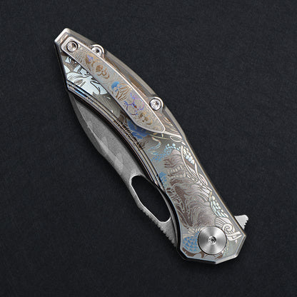 CH Cupra Frame Lock Sliver Ti （2.75'' Mirror Elmax core）