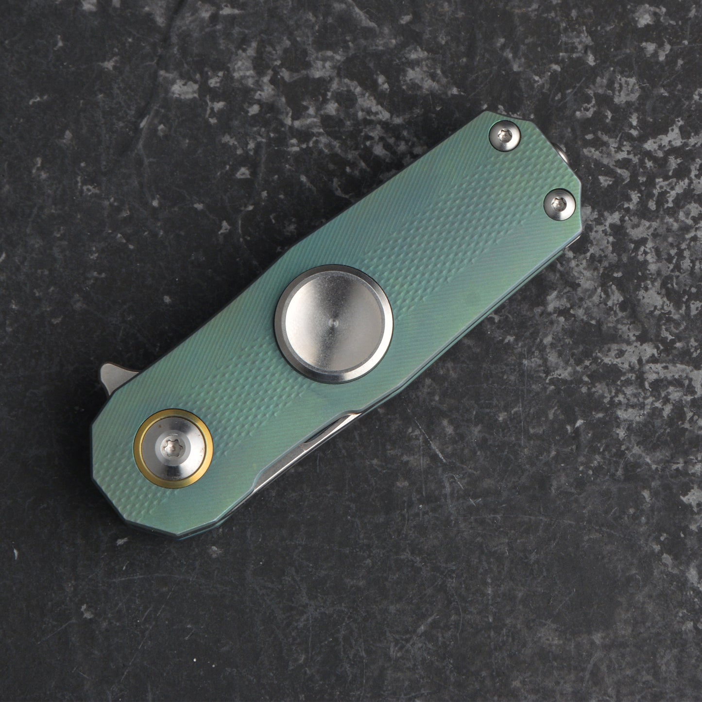 CH Spinner S35VN Ti Handle Folding Knife
